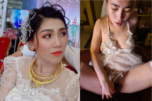 Chú rể say cho bạn thân chịch nát lồn cô dâu