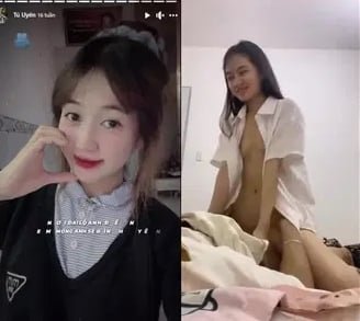 Đoạn video nóng Tú Uyên xinh đẹp làm tình trong trang phục nguyên bản