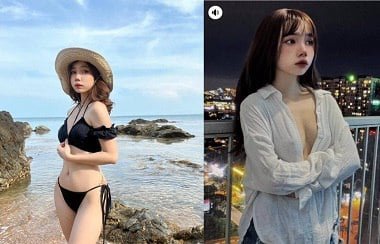 Nguyễn Hà Mi khoe body trực tiếp.