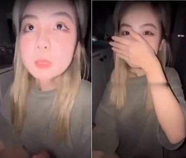 Nữ sinh tóc vàng bất ngờ bị quay lén khi đang thực hiện tư thế cú đái